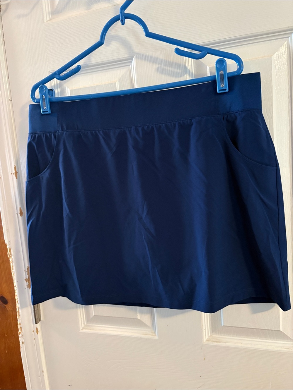 Reel Legends Navy Size Large Skort 2 Side Pockets & a Back One New With Tags